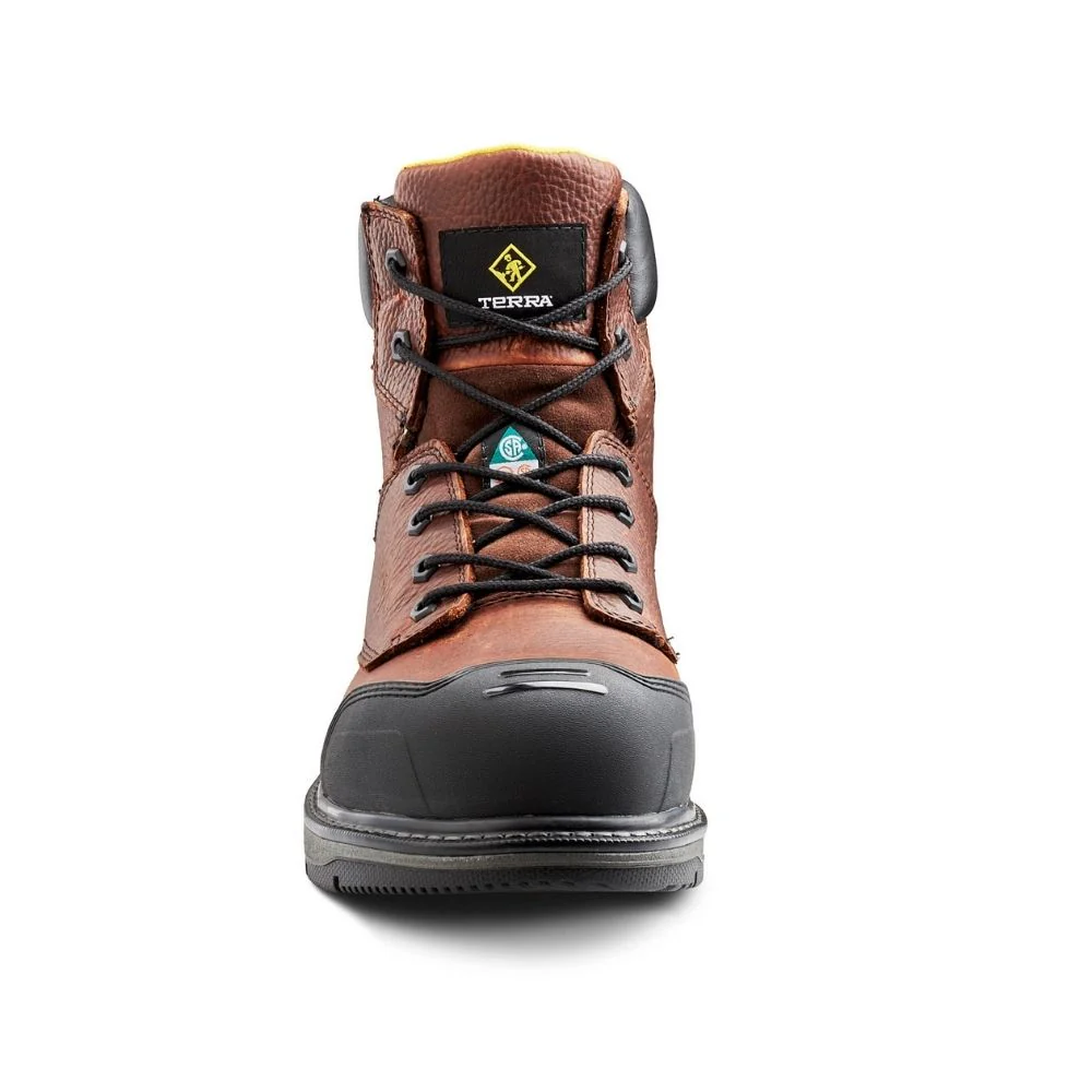 Botte de travail CSA Patton Terra de 6 po unisex, à cap d'acier TR0A4NS6BRN - Brun - Image 8