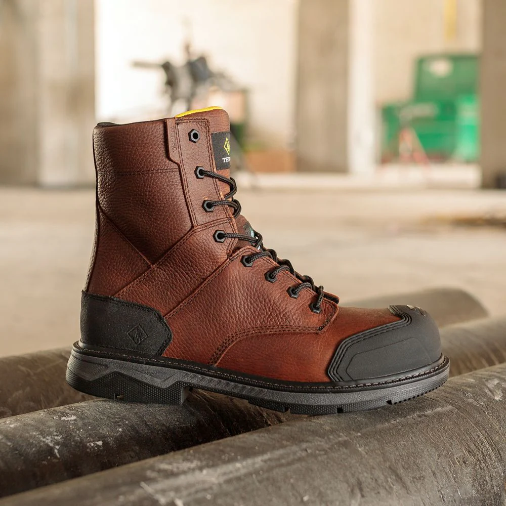 Botte de travail CSA Patton Terra de 8 po unisex, à cap d'acier TR0A4NS5BRN - Brun - Image 2