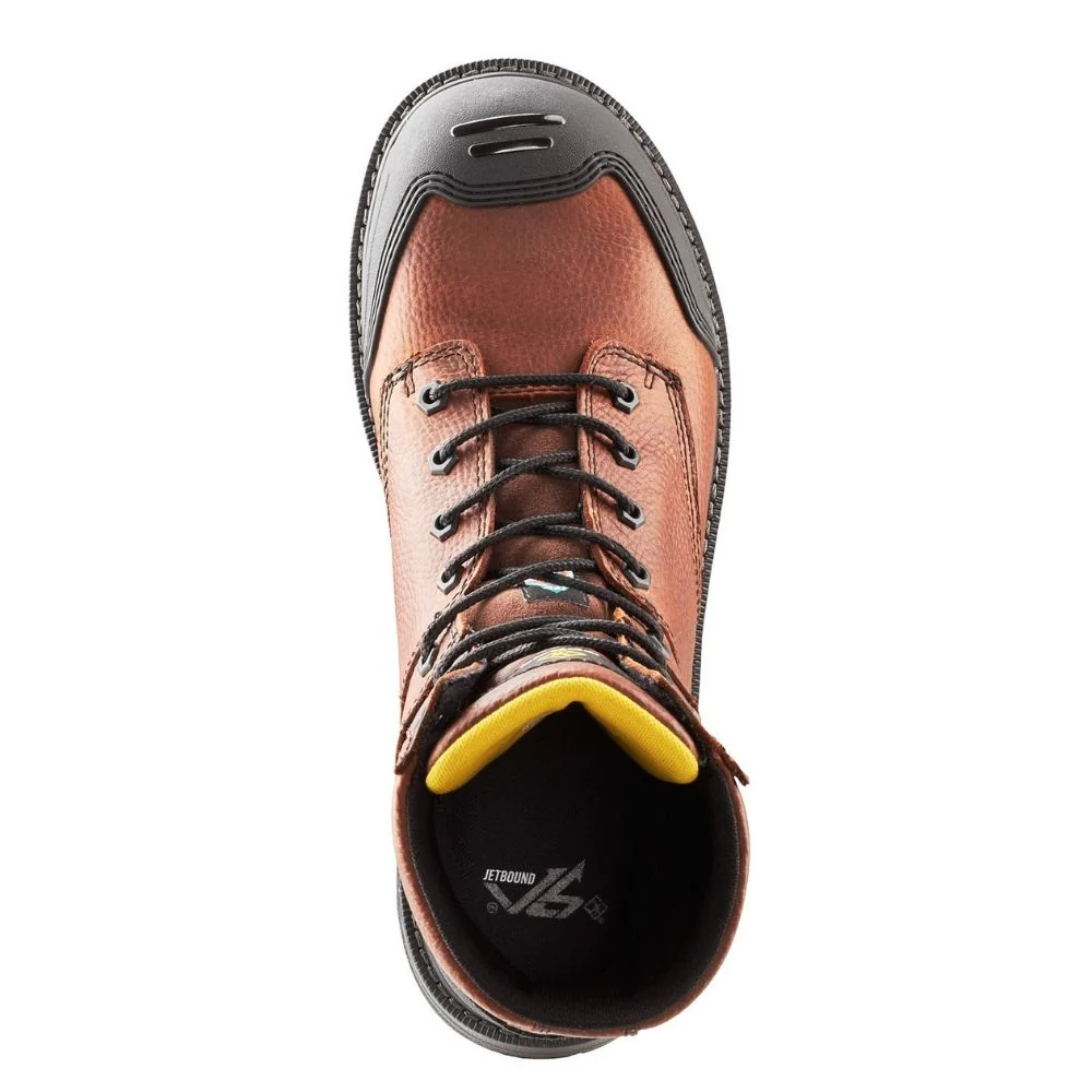 Botte de travail CSA Patton Terra de 8 po unisex, à cap d'acier TR0A4NS5BRN - Brun - Image 9
