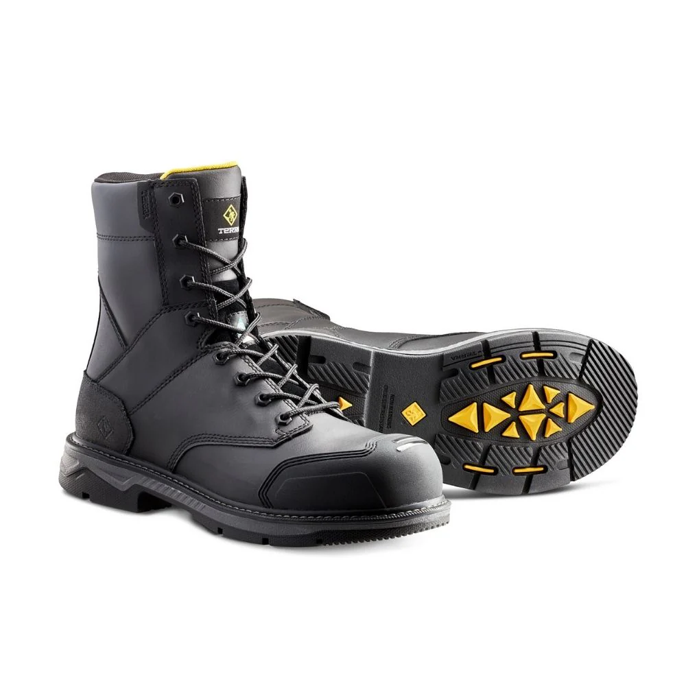 Botte de travail CSA Patton Terra de 8 po unisex, à cap d'acier TR0A4NS5BLK - Noir - Image 5