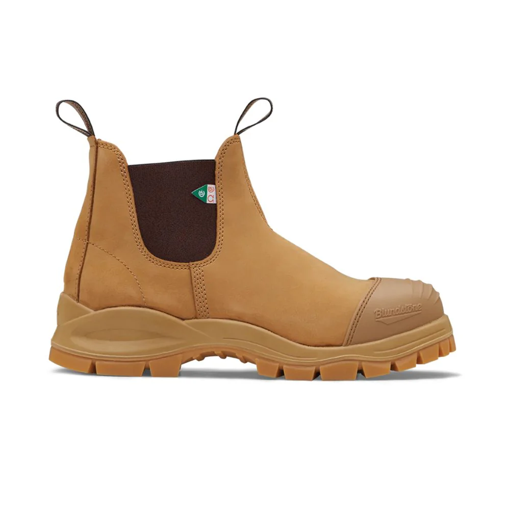 Botte de travail et de sécurité Blundstone 960 XFR unisexe à enfiler avec cap d'acier - Tan - Image 2
