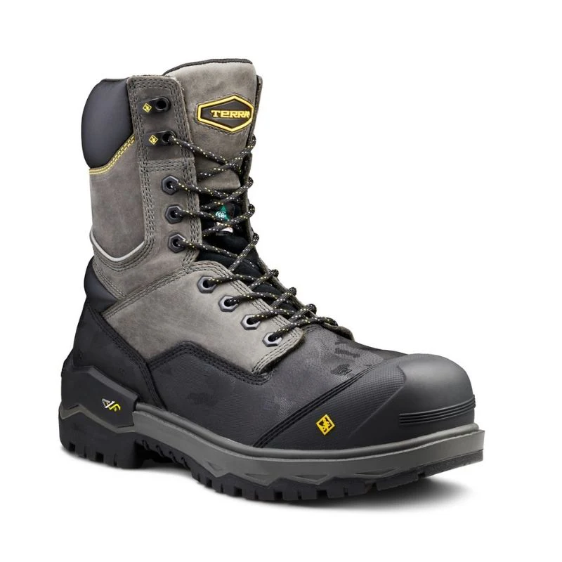 Botte de travail imperméable CSA Gantry Terra de 8po pour hommes, à cap de composite TR0A4NRQGYX - Gris - Image 2