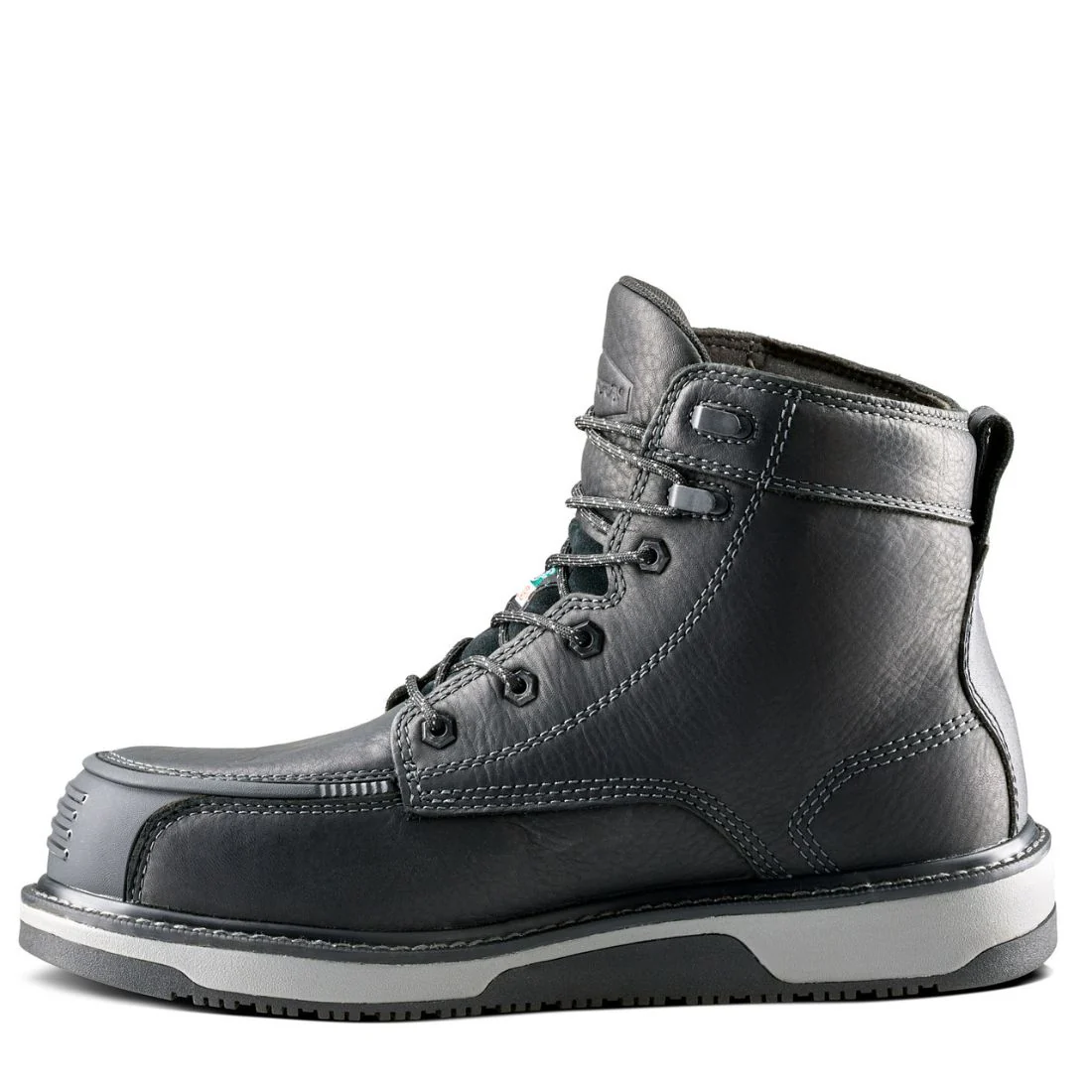 Botte de travail imperméable à bout composite de 6 po de Terra Ironstone pour hommes 839GBK - Noir - Image 9