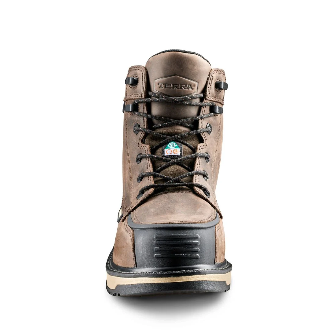 Botte de travail imperméable à bout composite de 6 po de Terra Ironstone pour hommes 839GDB - Brun - Image 5