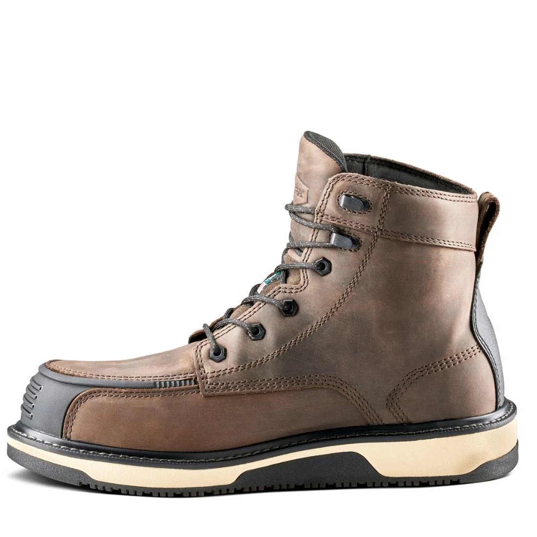 Botte de travail imperméable à bout composite de 6 po de Terra Ironstone pour hommes 839GDB - Brun - Image 8