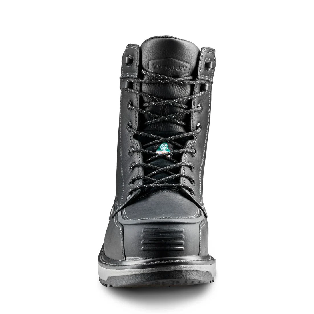 Botte de travail imperméable à bout composite de 8 po de Terra Ironstone pour hommes 839FBK - Noir - Image 5
