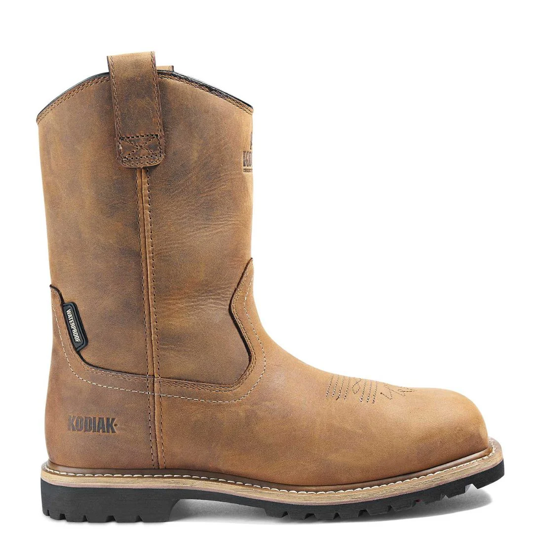 Botte de travail imperméable à enfiler à bout composite Kodiak Lundbreck pour unisexe 837CBN - Brun - Image 2