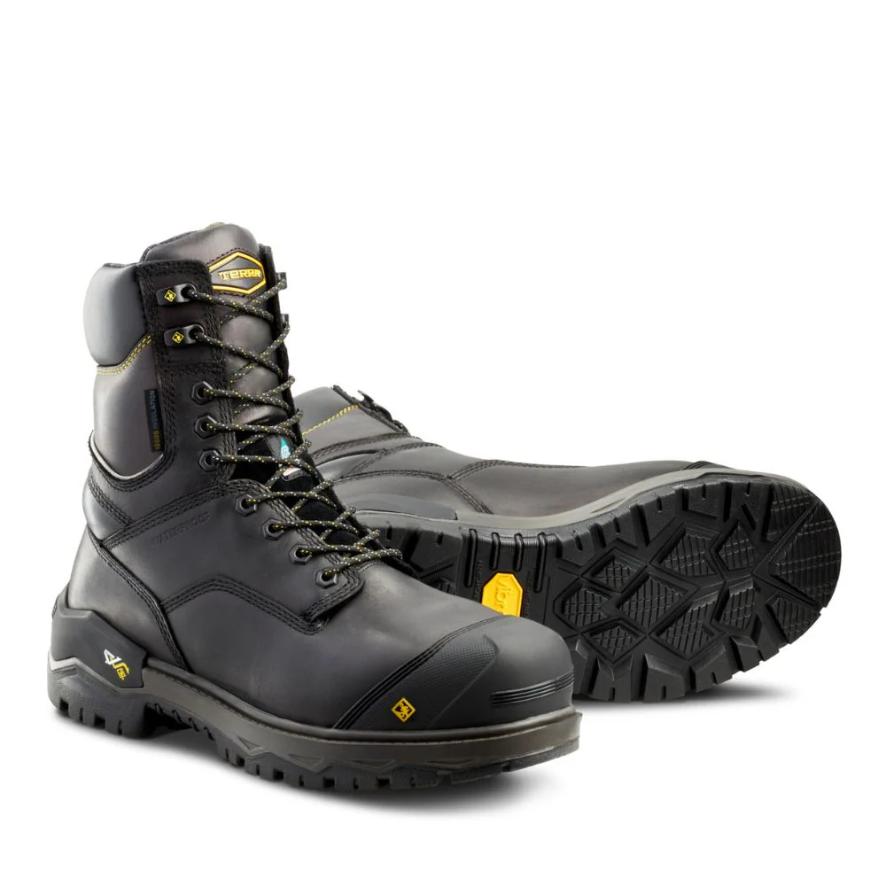 Botte de travail imperméable d'hiver Gantry LXI Terra de 8po pour hommes, à cap de composite TR0A4TAXBLK - Image 8