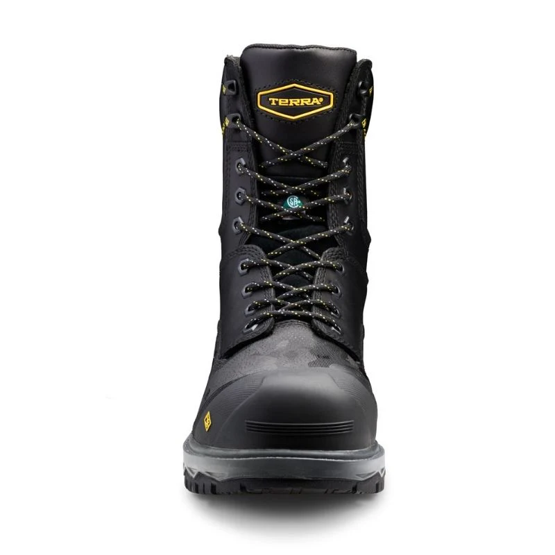 Botte de travail imperméable Gantry Terra de 8po pour hommes, à cap de composite TR0A4NRQBLK - Noir - Image 6