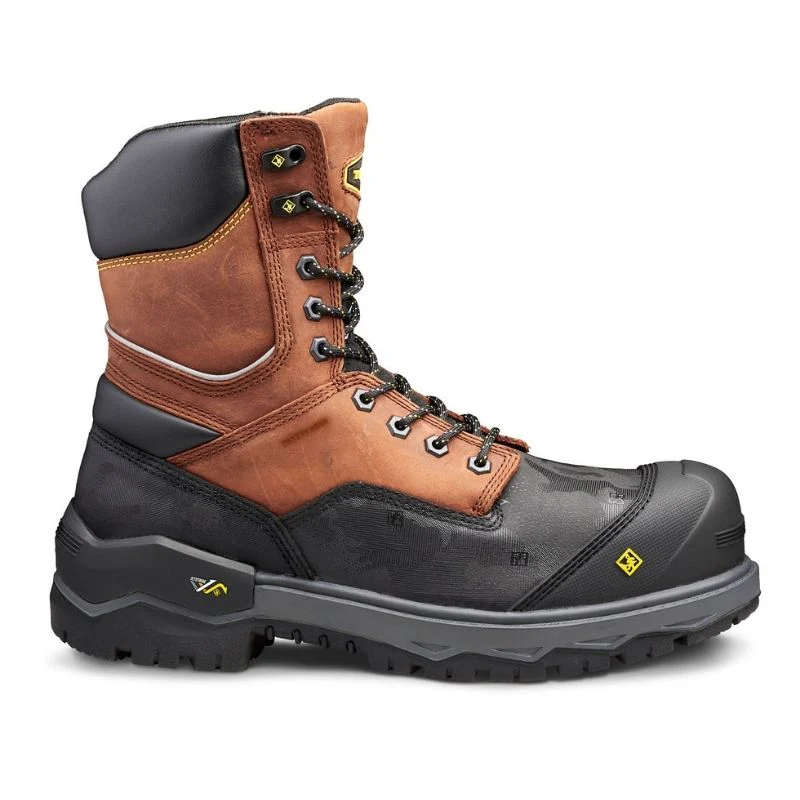 Botte de travail imperméable CSA Gantry Terra de 8po pour hommes, à cap de composite TR0A4NRQBRN - Brun - Image 2
