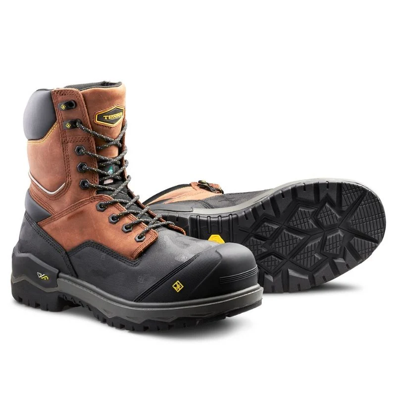 Botte de travail imperméable CSA Gantry Terra de 8po pour hommes, à cap de composite TR0A4NRQBRN - Brun - Image 7