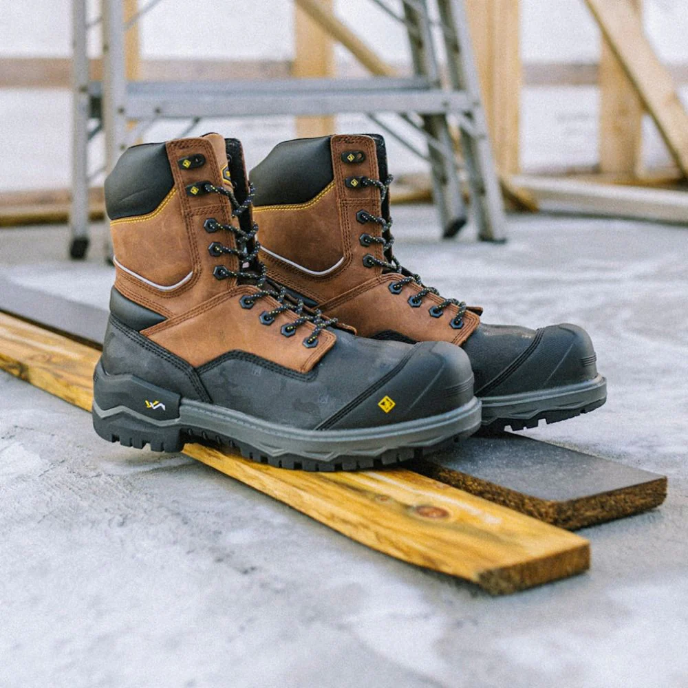 Botte de travail imperméable CSA Gantry Terra de 8po pour hommes, à cap de composite TR0A4NRQBRN - Brun - Image 9