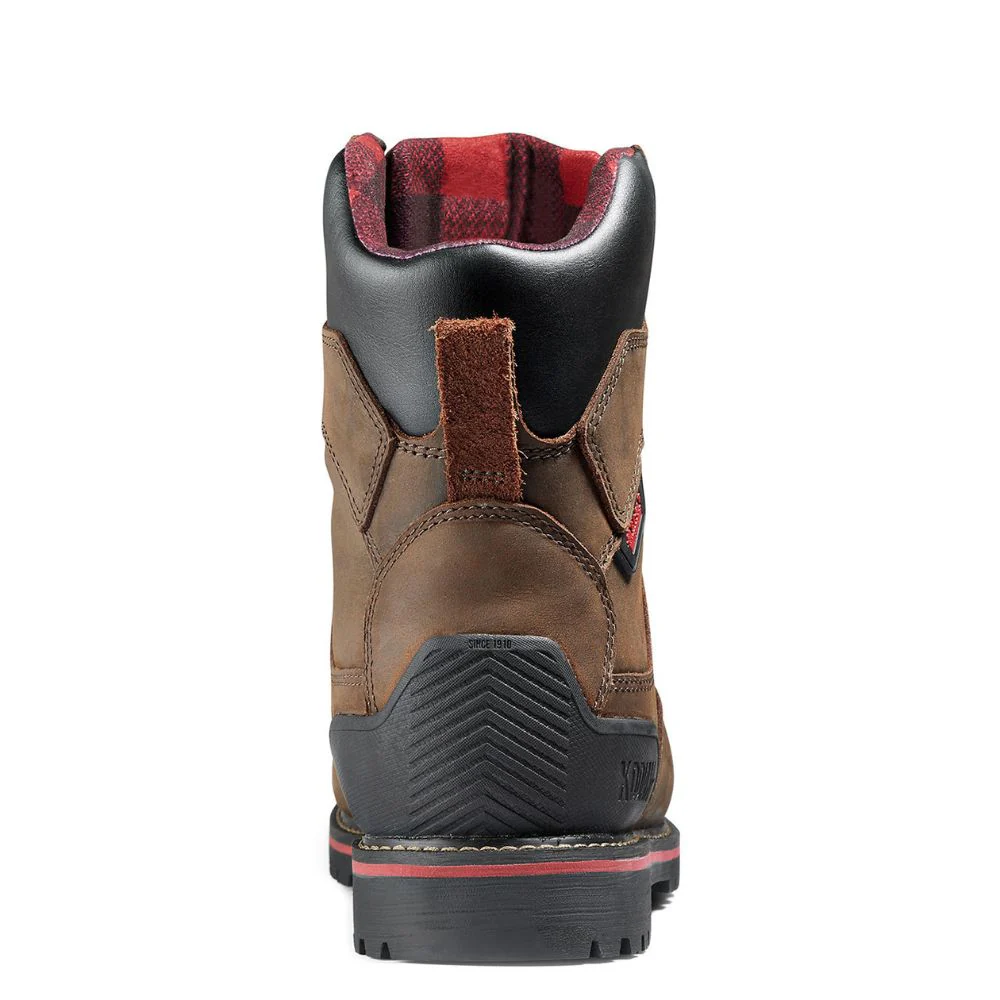 Botte de travail imperméable isolé Kodiak Widebody de 8 po à bout composite pour hommes KD0A8353DBX - Brun - Image 6