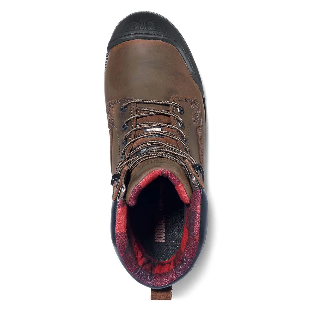 Botte de travail imperméable isolé Kodiak Widebody de 8 po à bout composite pour hommes KD0A8353DBX - Brun - Image 7