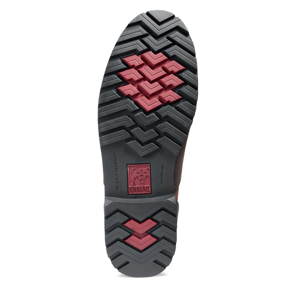 Botte de travail imperméable isolé Kodiak Widebody de 8 po à bout composite pour hommes KD0A8353DBX - Brun - Image 9