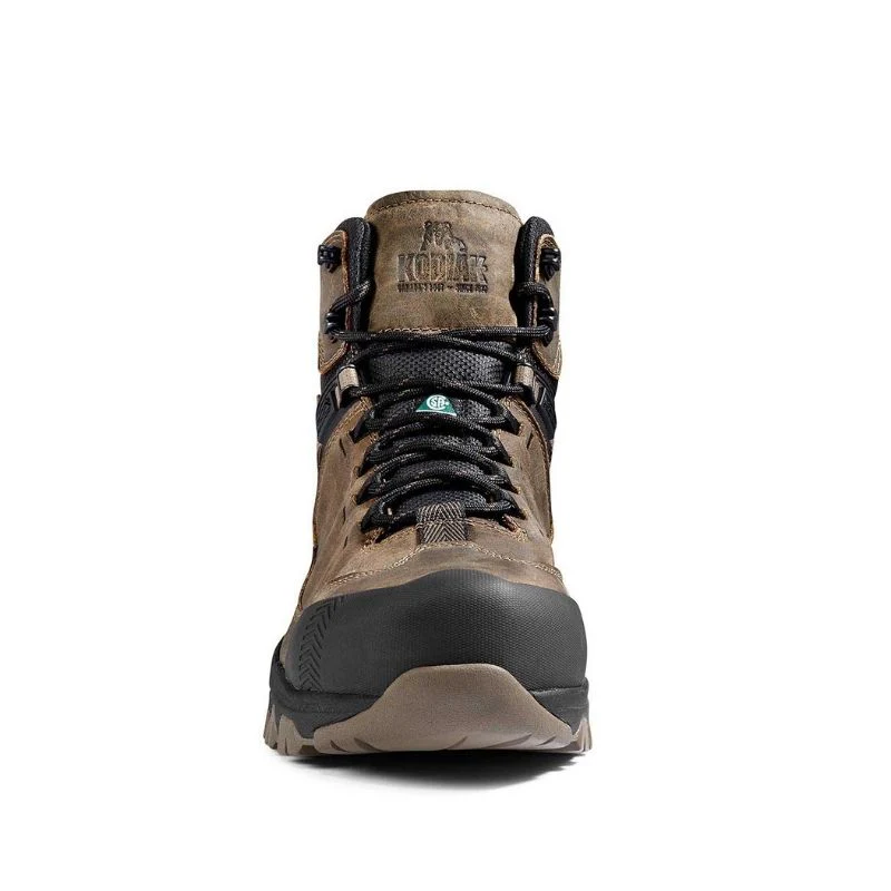 Botte de travail imperméable Quest Bound Kodiak 6 po pour hommes à cap de composite KD0A4TELA62 - Brun - Image 4