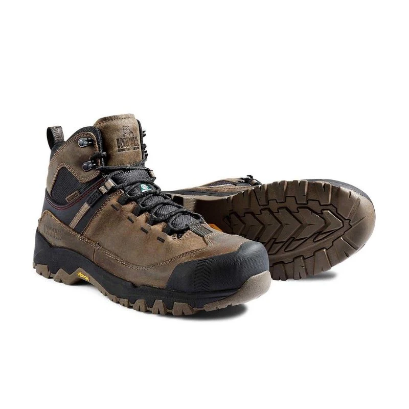 Botte de travail imperméable Quest Bound Kodiak 6 po pour hommes à cap de composite KD0A4TELA62 - Brun - Image 6