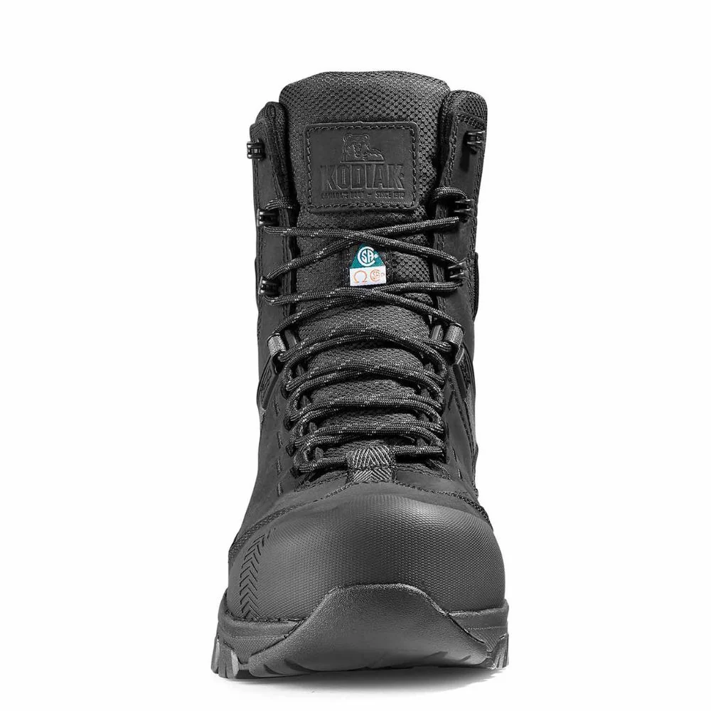Botte de travail imperméable Quest Bound Kodiak 8 po pour hommes à cap de composite KD0A4THHBLK - Noir - Image 10
