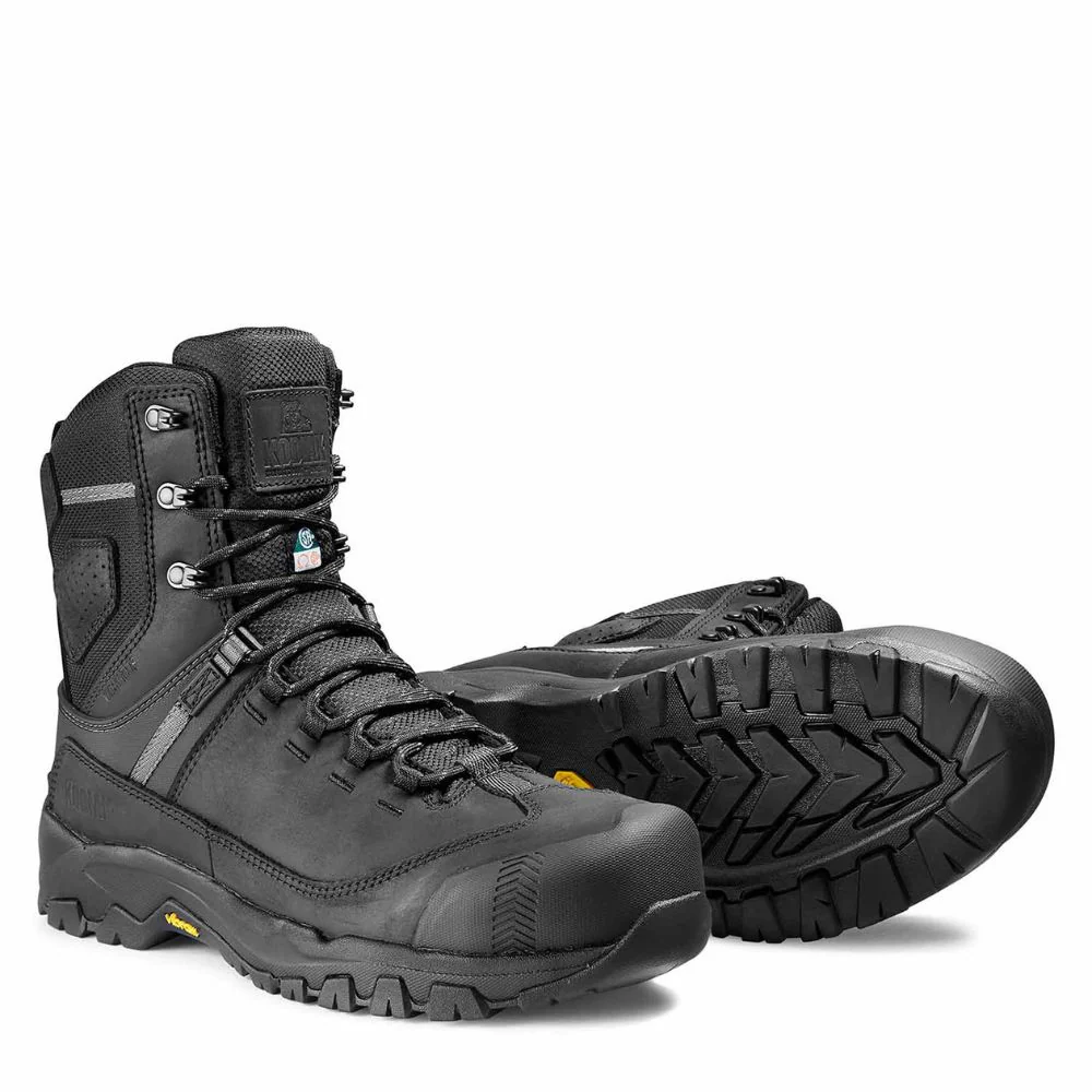 Botte de travail imperméable Quest Bound Kodiak 8 po pour hommes à cap de composite KD0A4THHBLK - Noir - Image 6