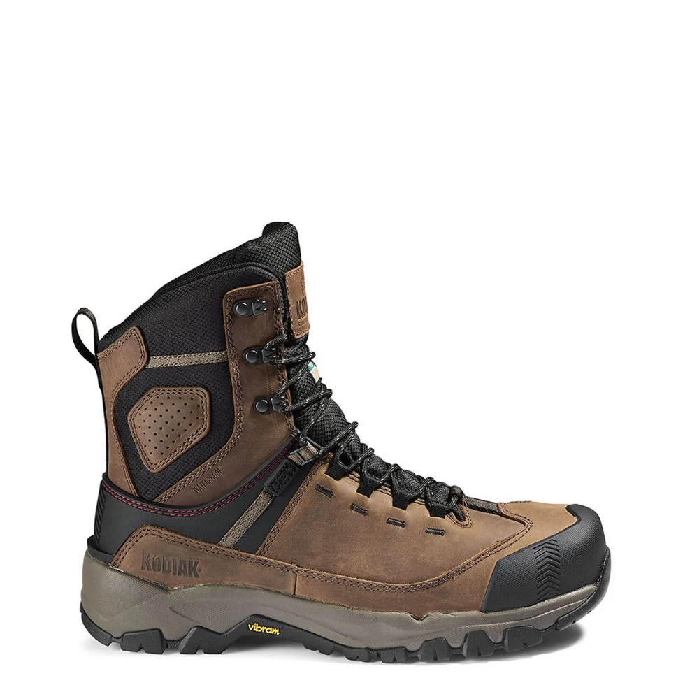 Botte de travail imperméable Quest Bound Kodiak 8 po pour hommes à cap de composite KD0A4THHBRN - Brun - Image 10