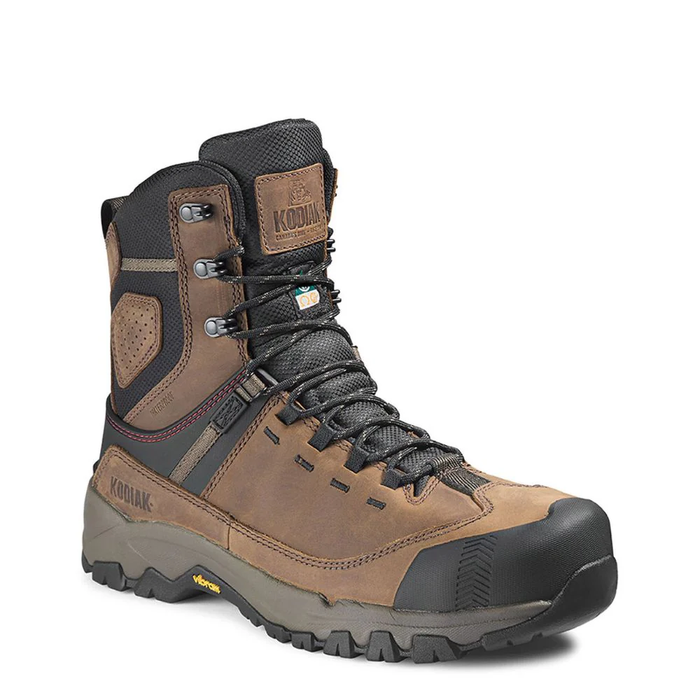 Botte de travail imperméable Quest Bound Kodiak 8 po pour hommes à cap de composite KD0A4THHBRN - Brun - Image 2