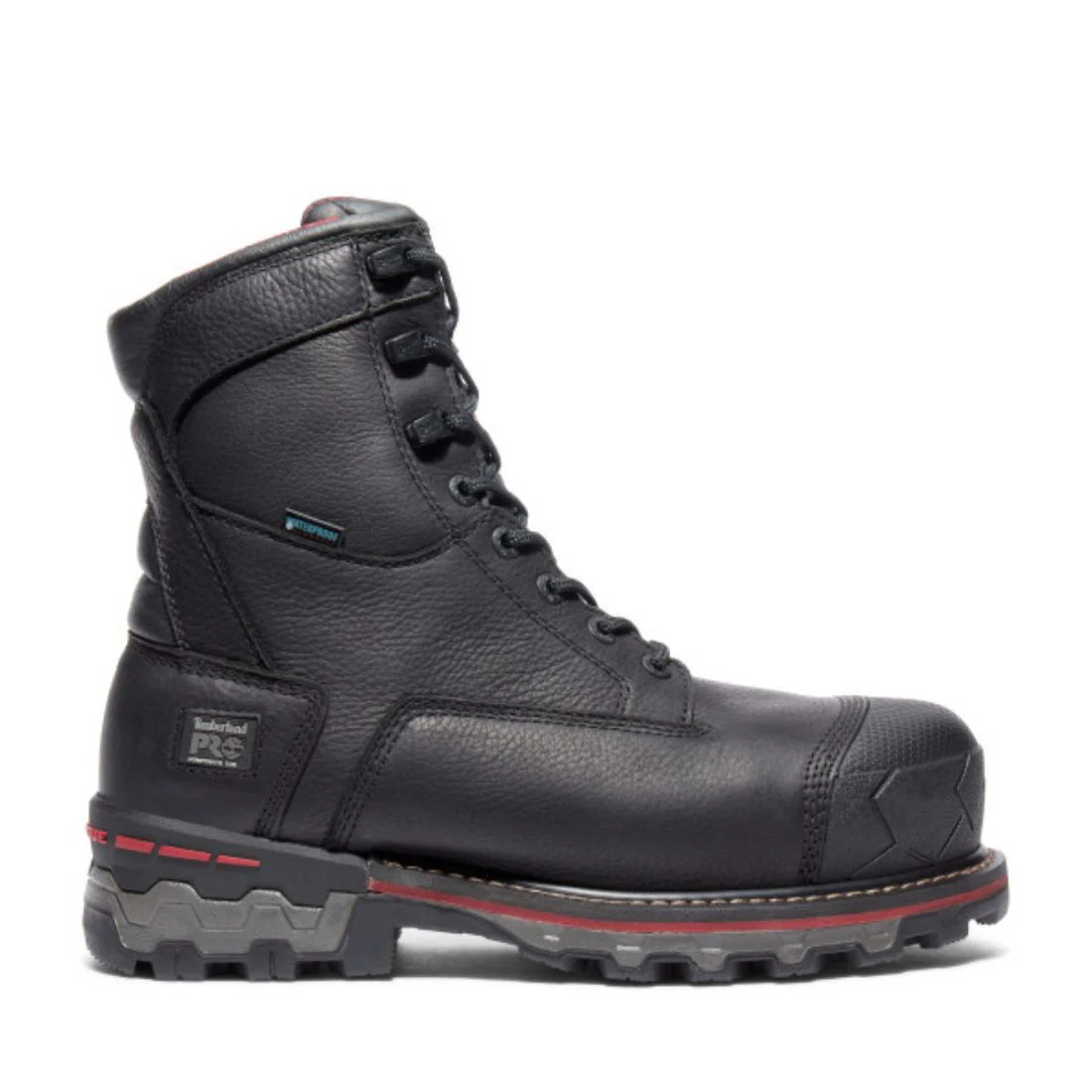 Botte de sécurité imperméables Boondock isolé Timberland PRO de 20cm pour hommes, à cap de composite A131D-BLK - Image 2