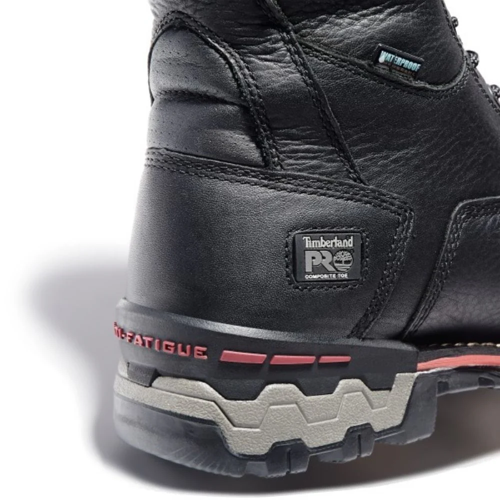 Botte de sécurité imperméables Boondock isolé Timberland PRO de 20cm pour hommes, à cap de composite A131D-BLK - Image 5