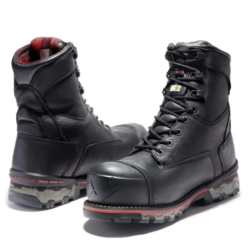 Botte de sécurité imperméables Boondock isolé Timberland PRO de 20cm pour hommes, à cap de composite A131D-BLK - Image 6