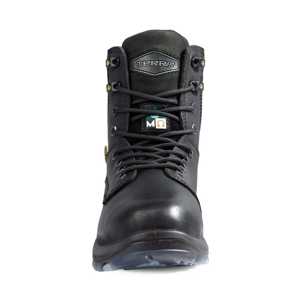 Botte de travail Terra Brenn de 8po pour femmes à cap de composite avec METGUARD TR0A4NRDBLK - Noir - Image 5