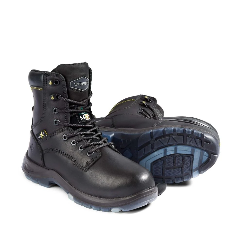 Botte de travail Terra Brenn de 8po pour femmes à cap de composite avec METGUARD TR0A4NRDBLK - Noir - Image 7