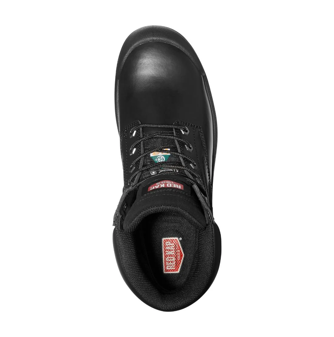 Bottes de sécurité de travail Red Kap Barrett pour hommes, embout en acier imperméable 15 cm conformes à la norme CSA 1036BK - Noir - Image 10