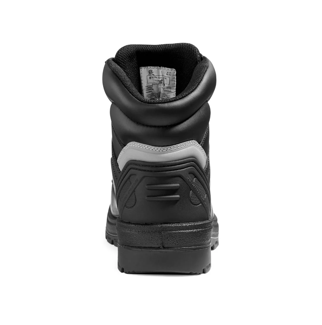 Bottes de sécurité de travail Red Kap Barrett pour hommes, embout en acier imperméable 15 cm conformes à la norme CSA 1036BK - Noir - Image 7