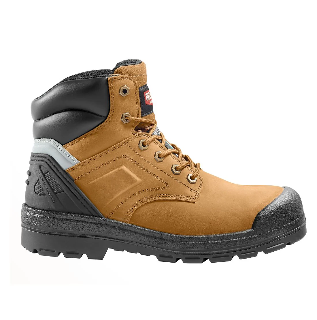 Bottes de sécurité de travail Red Kap Barrett pour hommes, embout en acier imperméable 15 cm conformes à la norme CSA 1036BN - BRUN - Image 2