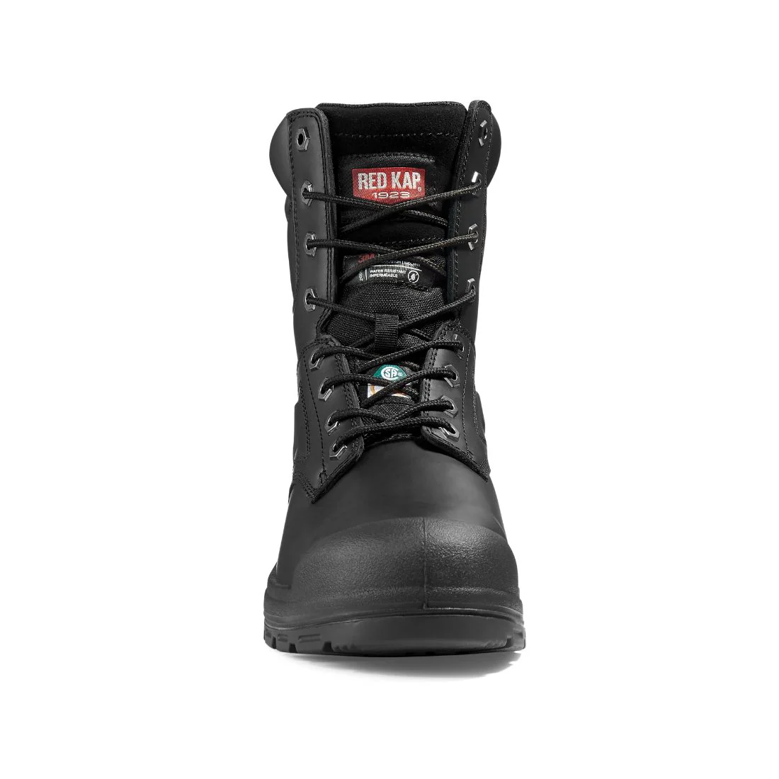 Bottes de sécurité de travail Red Kap Campbell pour hommes, embout en acier imperméable 20 cm conformes à la norme CSA 1037BK - Noir - Image 6