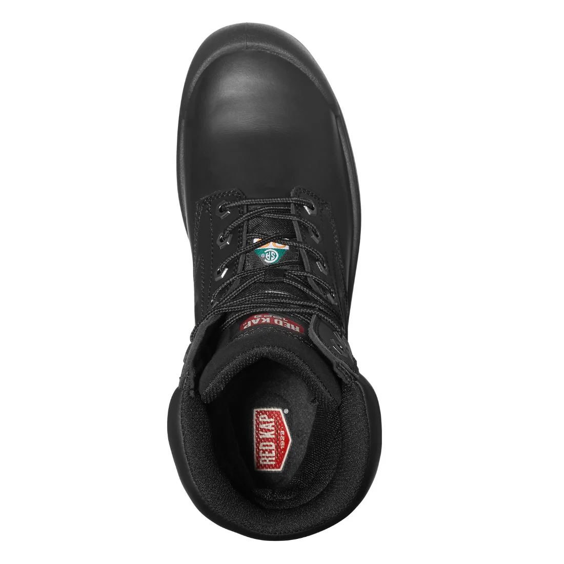 Bottes de sécurité de travail Red Kap Campbell pour hommes, embout en acier imperméable 20 cm conformes à la norme CSA 1037BK - Noir - Image 7