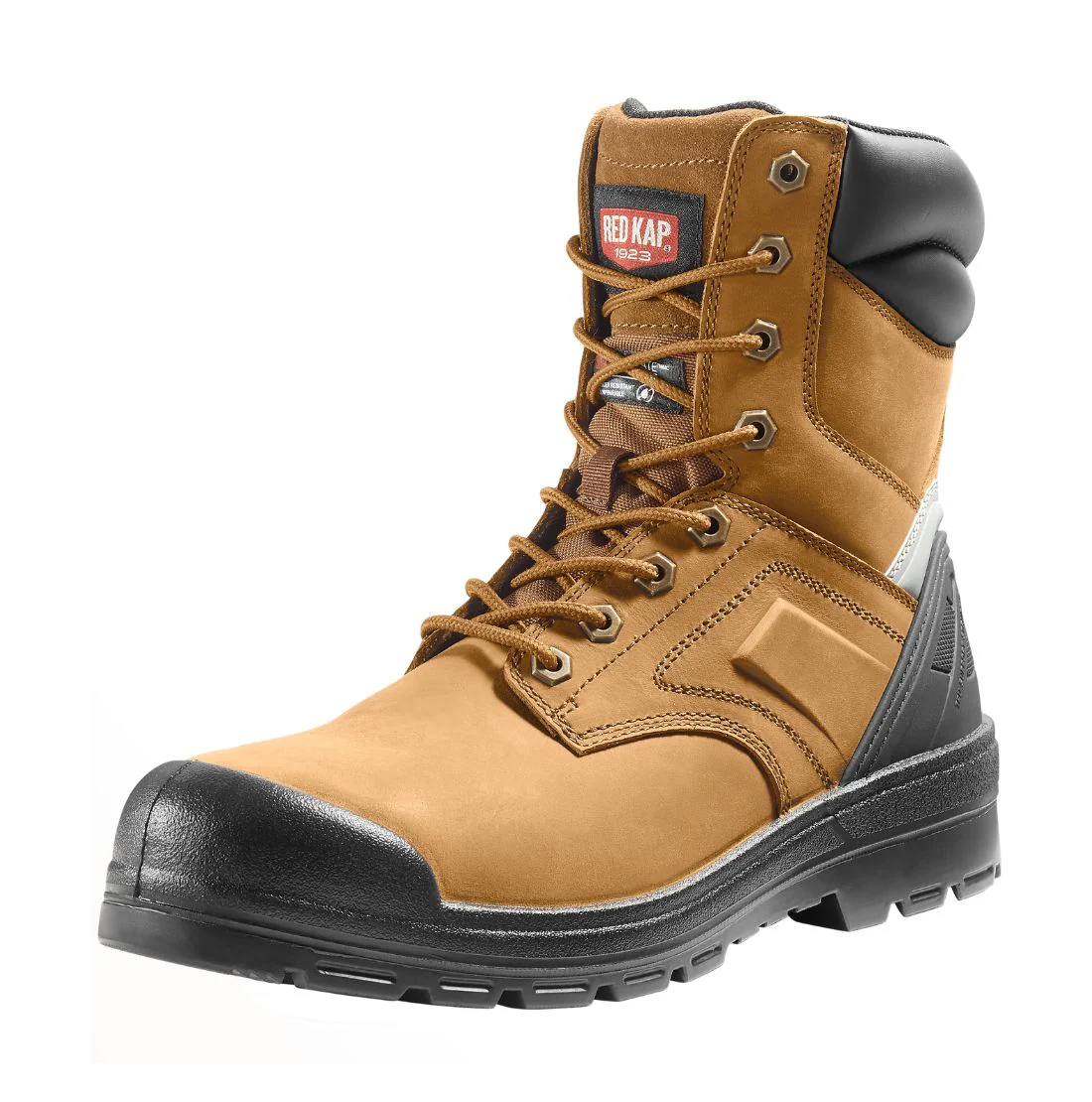 Bottes de sécurité de travail Red Kap Campbell pour hommes, embout en acier imperméable 20 cm conformes à la norme CSA 1037BN - Brun - Image 3