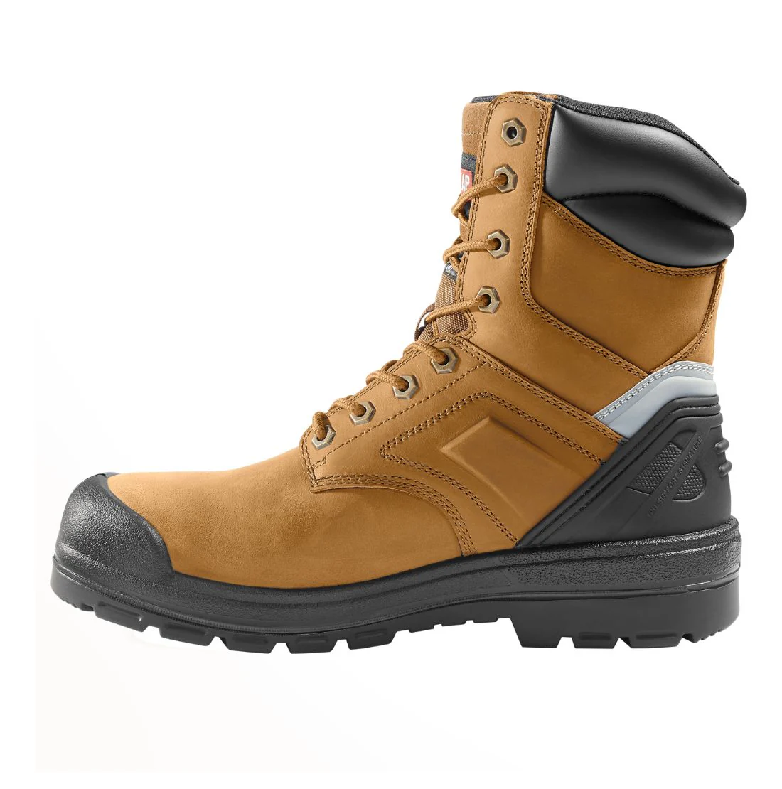 Bottes de sécurité de travail Red Kap Campbell pour hommes, embout en acier imperméable 20 cm conformes à la norme CSA 1037BN - Brun - Image 4