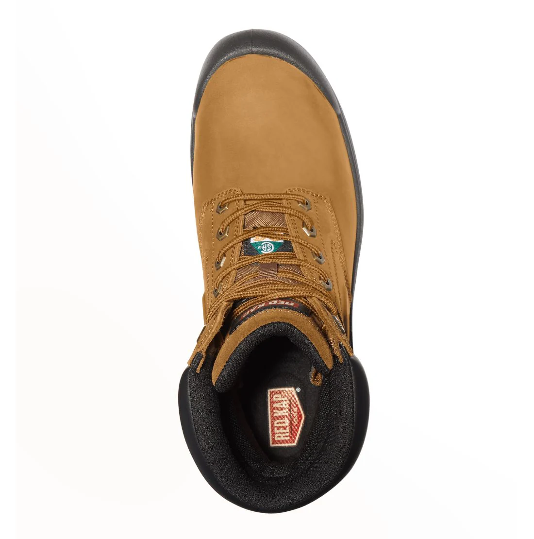 Bottes de sécurité de travail Red Kap Campbell pour hommes, embout en acier imperméable 20 cm conformes à la norme CSA 1037BN - Brun - Image 7