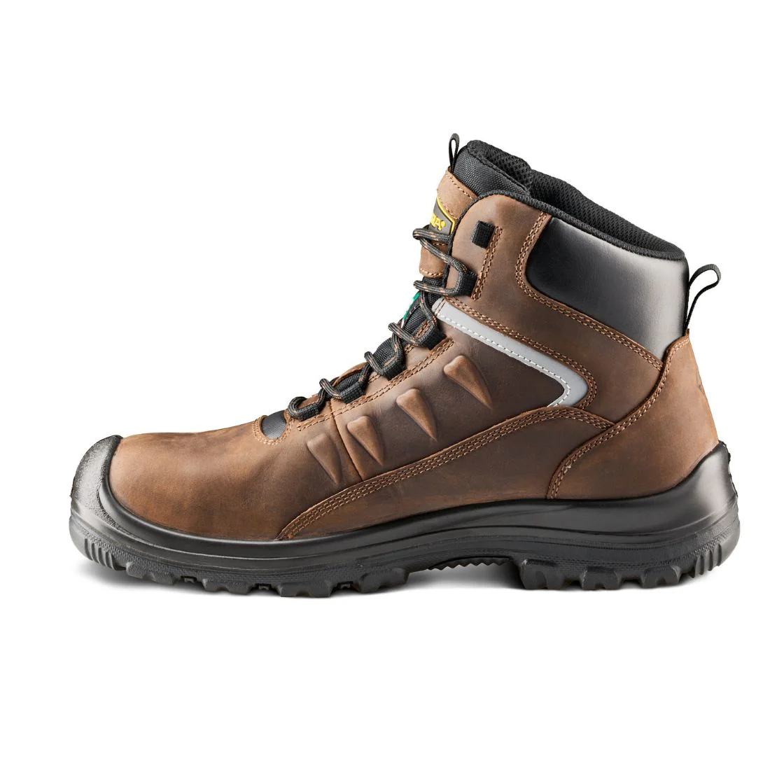 Bottes de sécurité imperméables Terra Findlay 1318DB pour homme, 15 cm, à embout composite - Brun - Image 4