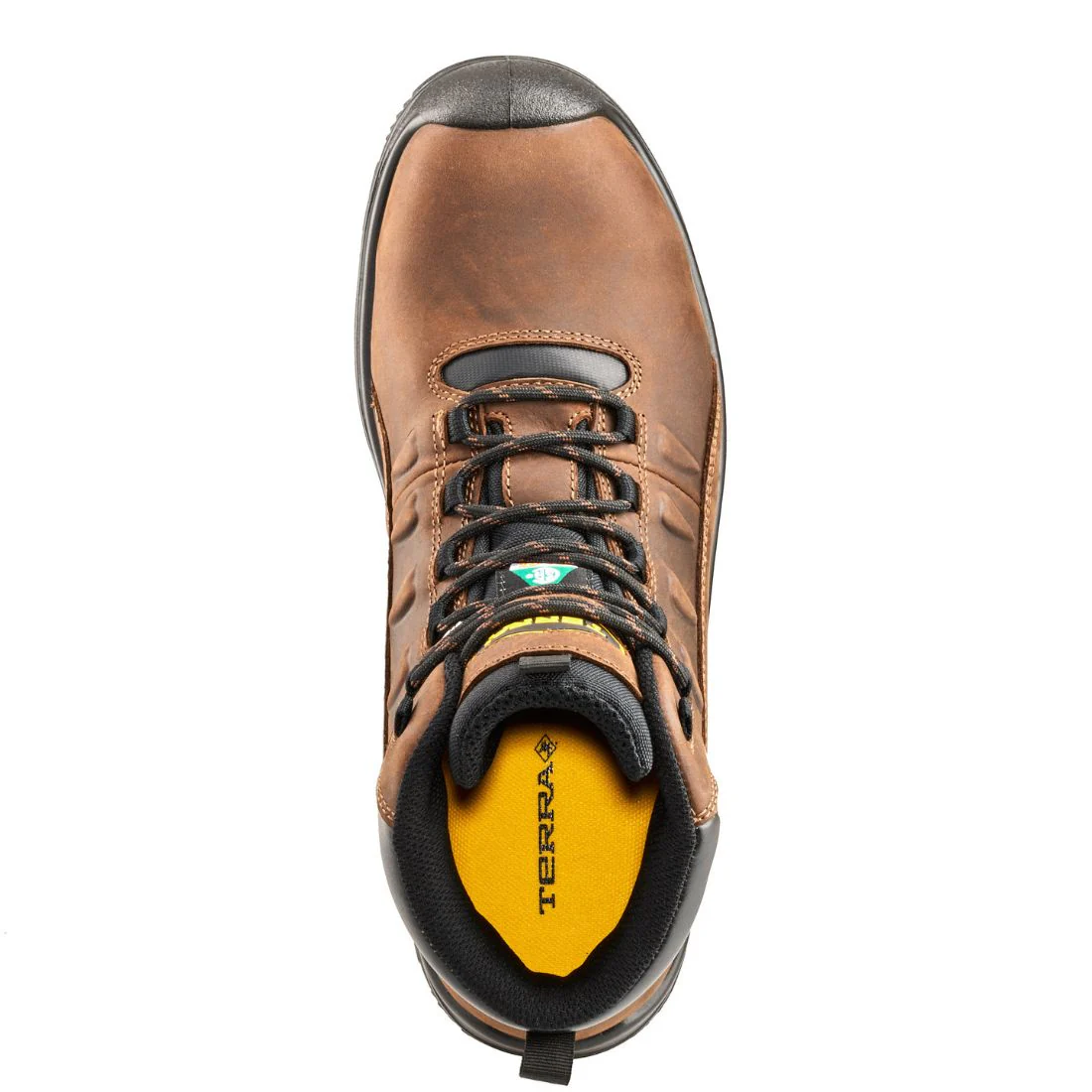 Bottes de sécurité imperméables Terra Findlay 1318DB pour homme, 15 cm, à embout composite - Brun - Image 5