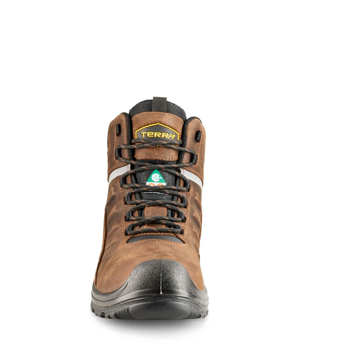 Bottes de sécurité imperméables Terra Findlay 1318DB pour homme, 15 cm, à embout composite - Brun - Image 8