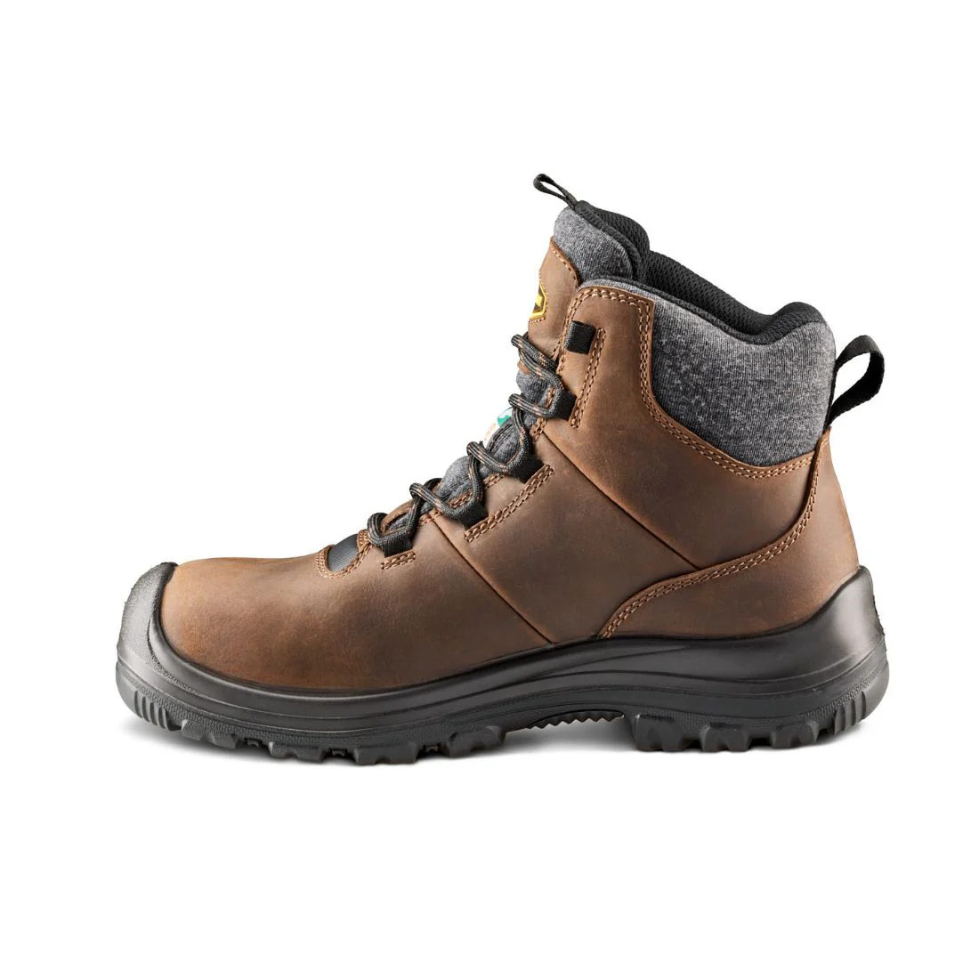 Bottes de sécurité imperméables Terra Findlay 1319DB pour femme, 15 cm, à embout composite - Brun - Image 2