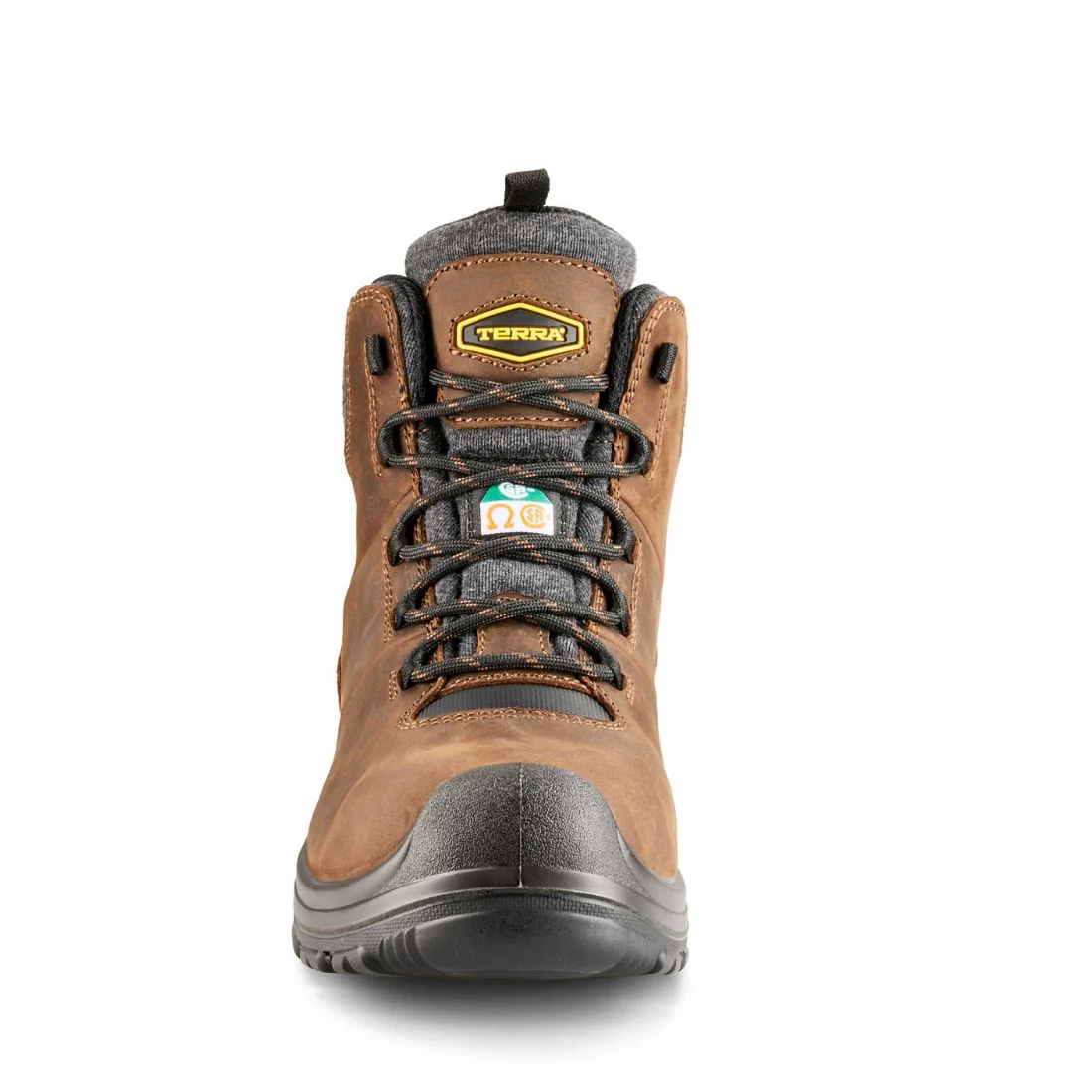 Bottes de sécurité imperméables Terra Findlay 1319DB pour femme, 15 cm, à embout composite - Brun - Image 4