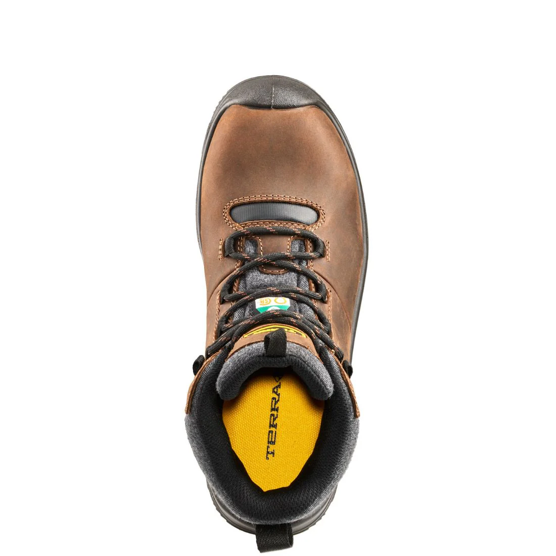 Bottes de sécurité imperméables Terra Findlay 1319DB pour femme, 15 cm, à embout composite - Brun - Image 5