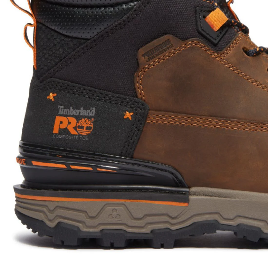 Bottes de sécurité Timberland PRO Boondock Ultralight CSA 6" WP pour homme, embout composite TB0A63GKEM4 - Brun - Image 8