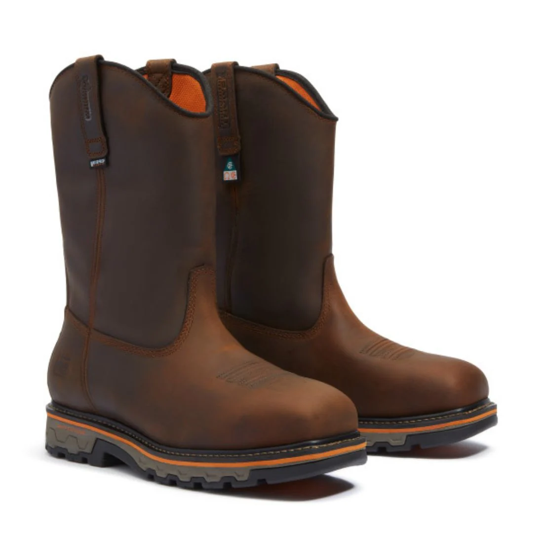Bottes de sécurité Timberland PRO® True Grit BOA® pour homme, à enfiler, embout composite imperméable, TB0A5MANEM4 - Marron - Image 3