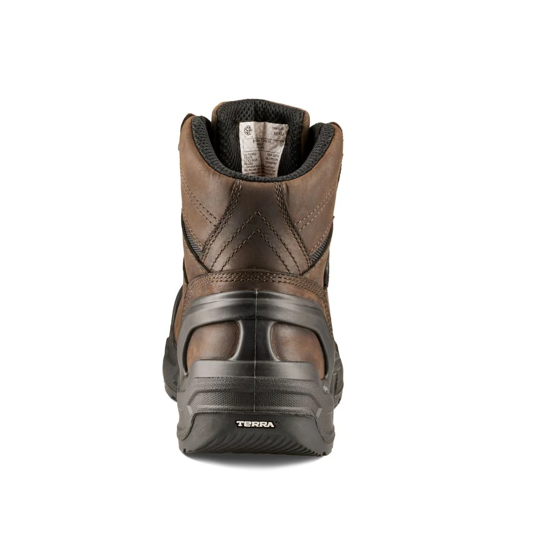 Bottes de travail 15 cm imperméables Terra Exile 25 pour homme embout composite 1009DB - Brun - Image 6