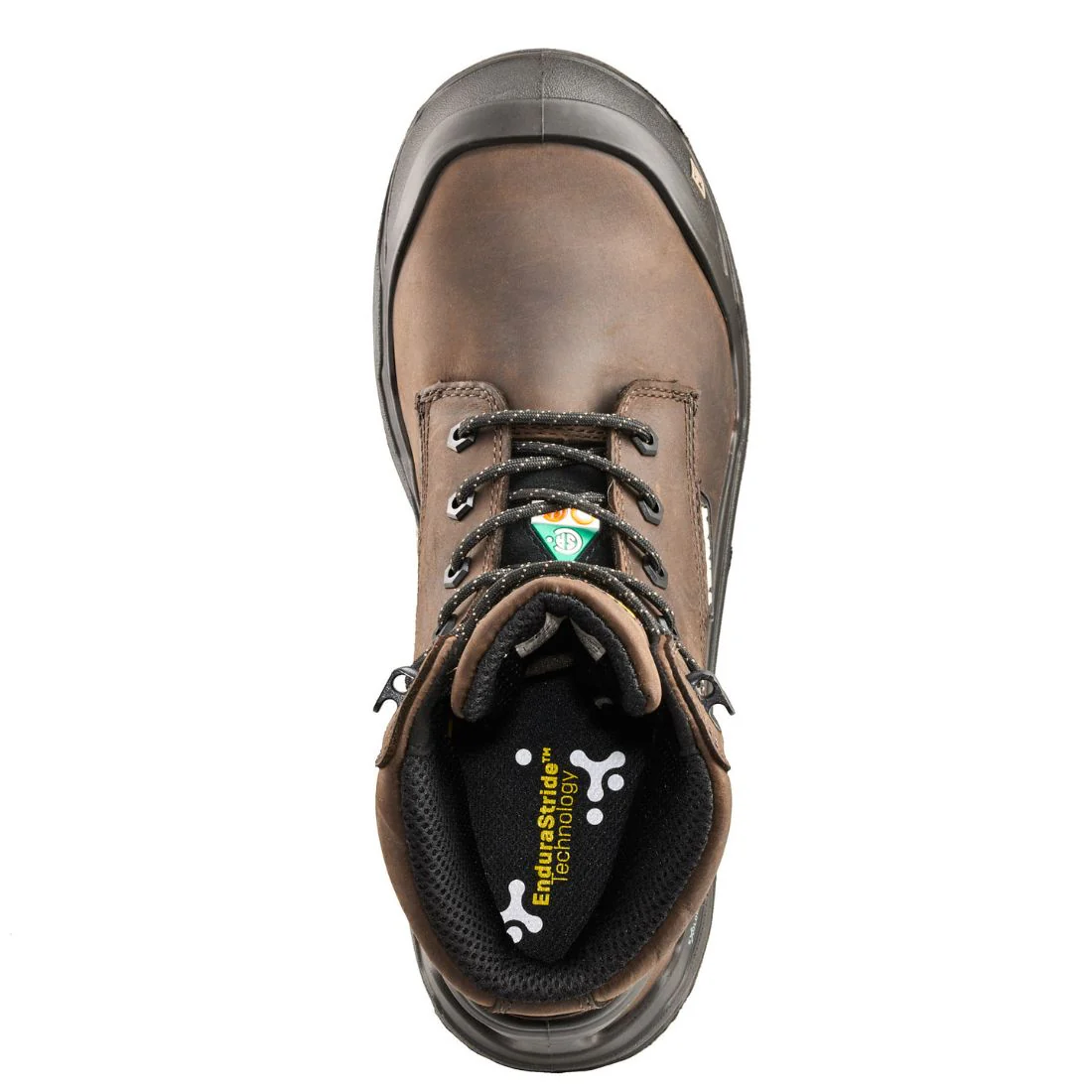 Bottes de travail 15 cm imperméables Terra Exile 25 pour homme embout composite 1009DB - Brun - Image 7