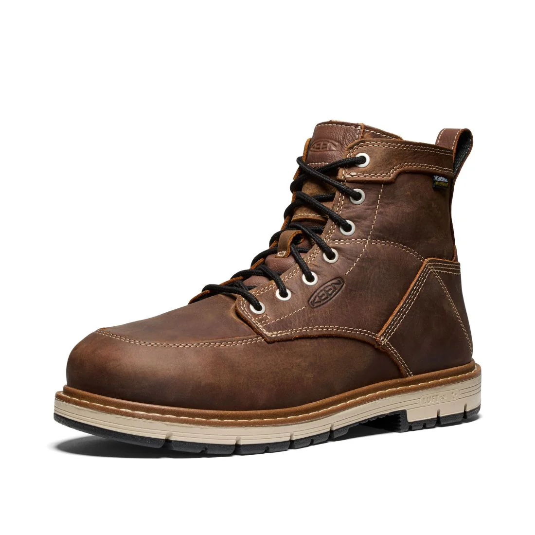 Bottes de travail Keen San Jose à talon 90° pour homme, embout en aluminium, 15 cm 1029864 - Brun - Image 3