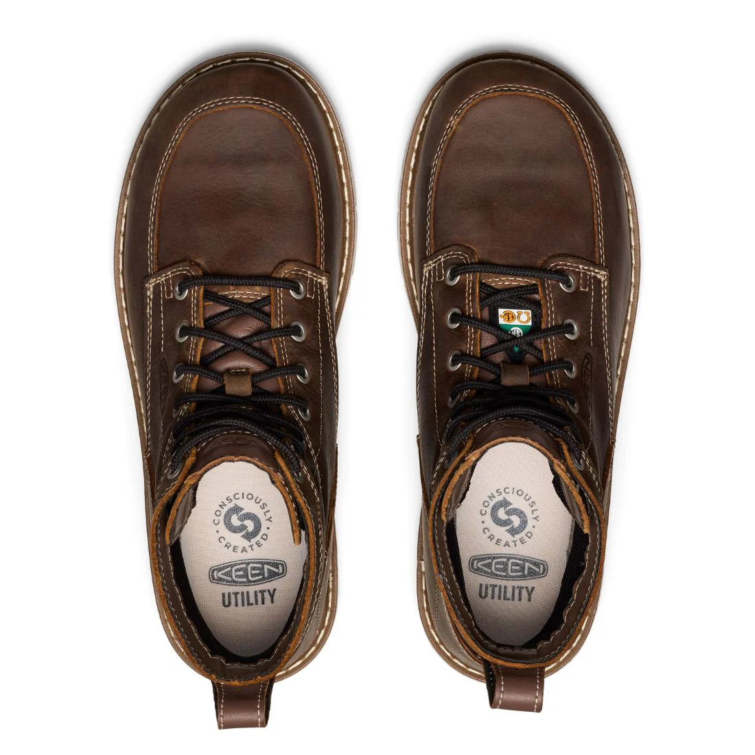 Bottes de travail Keen San Jose à talon 90° pour homme, embout en aluminium, 15 cm 1029864 - Brun - Image 5